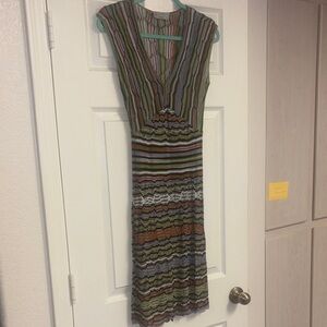 Missoni Striped Multicolor Knit Dress Small - Beautiful condition